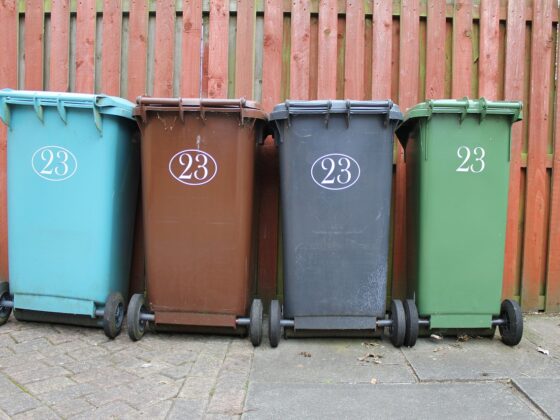 Vier kliko's: afval scheiden, circulair, reclycling